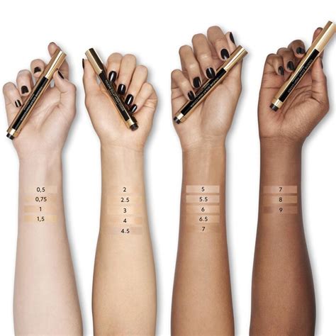 ysl makeup concealer|ysl touche eclat shade chart.